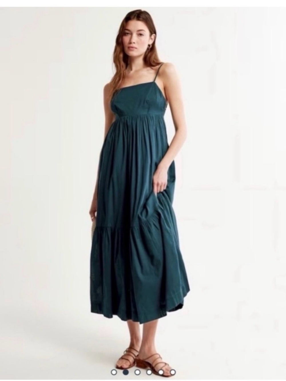 Abercrombie & Fitch Teal Maxi Dress